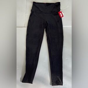 SPANX Velvet Black Leggings